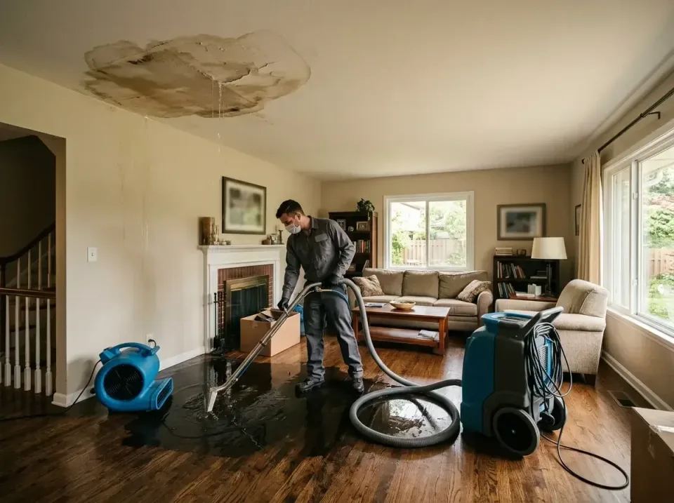 attic-pipe-burst-ceiling-drip-008 — frequently asked questions, Water Damage Restoration & Carpet Care in Longview, WA